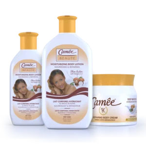 shea butter body lotion by camee is a perfect way to moisturise the skin