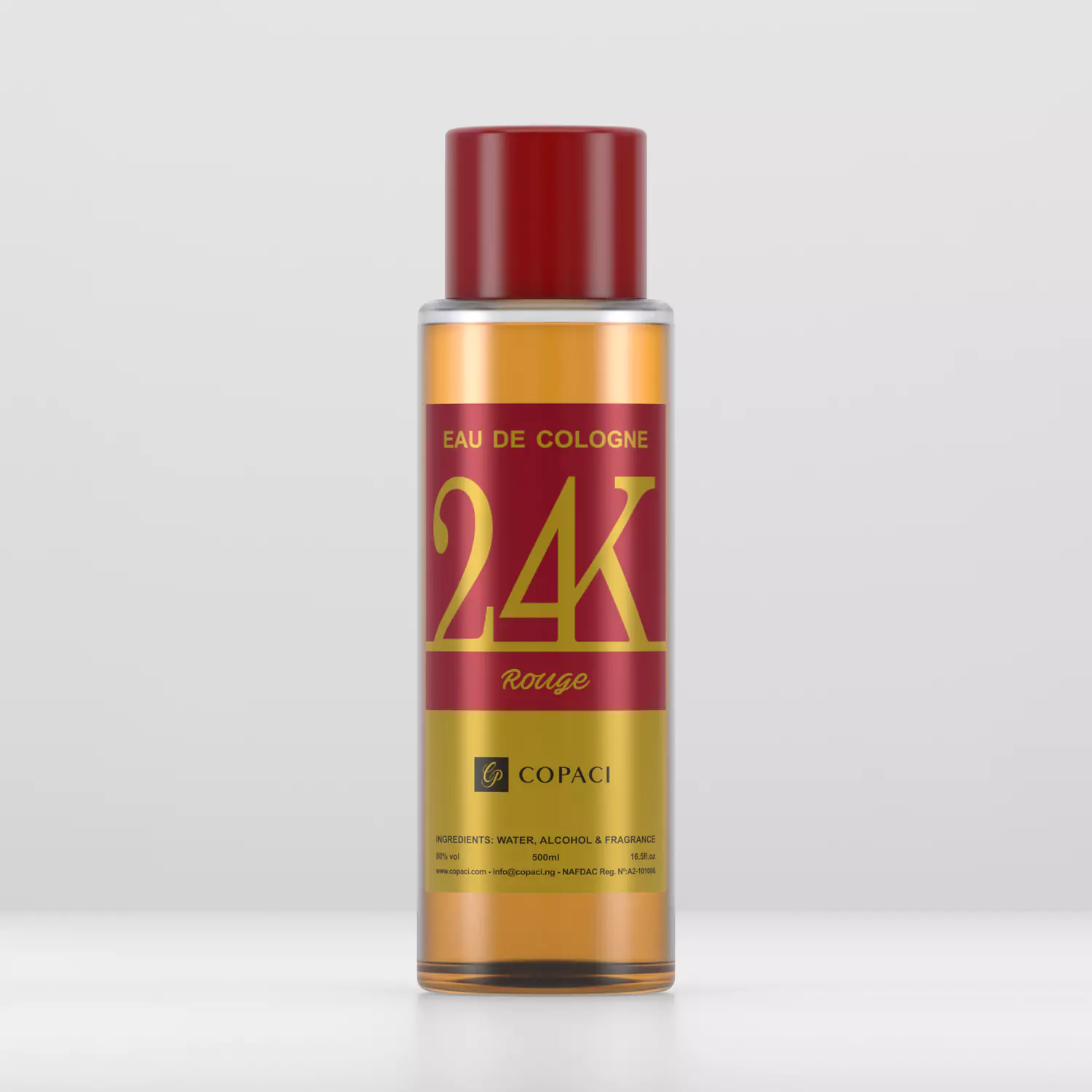 24K rouge cologne 500ml and 1 litre